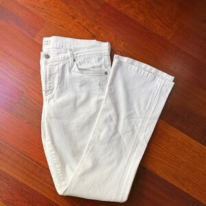 Citizens Of Humanity White Boot Cut Jeans